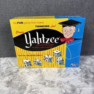 Yahtzee Dice Game Vintage Looking Extra Dice included FUN Family